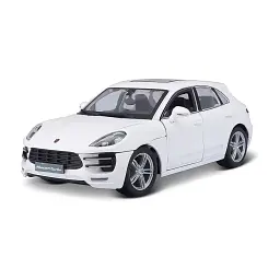 Машина Bburago Porsche MACAN чорний 1:24 (18-21077) - мініатюра 7