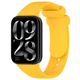 Силіконовий ремінець для фітнес браслетів Xiaomi Mi Band 8 Pro/9 Pro Redmi Watch 4/5, Silicone, yellow, зі зручною застібкою, на фітнес трекер та смарт годинник, ArmorStandart (ARM73967)