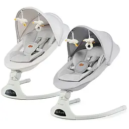 Крісло-гойдалка Kinderkraft Tulsy Gray (KBTULS00GRY0000) - мініатюра 2
