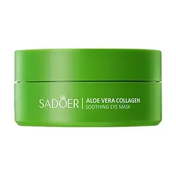 Гідрогелеві патчі Sadoer для очей з алое та колагеном Aloe Collagen Soothing Eye Mask - мініатюра 2
