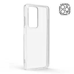 Прозрачный чехол для OPPO A5 4G/A5 5G/A5m 4G с защитой камеры, тонкий, силиконовый, бесцветный, ударопрочный, противоударный бампер с закрытой камерой, ArmorStandart (ARM89780) - мініатюра 2