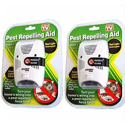 Відлякувач електромагнітний мишей тарганів мух комарів Riddex Quad Pest Repelling Aid - мініатюра 5
