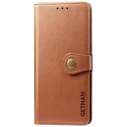 Шкіряний чохол-книжка Getman Gallant (PU) для Xiaomi Mi 11 Коричневий