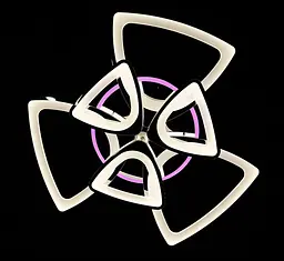 Стельова LED люстра з димерним пультом і підсвічуванням Splendid-Ray 30-3976-79 - мініатюра 6