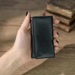 Ключниця Tony Perotti з натуральної шкіри Cortina 5005 nero (90131) Чорна - мініатюра 9