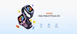 Дитячий годинник-телефон Mibro Z5, 1.69", 240x280, GPS, 2MP dual, 900мА·рік, 2АТM, синій - мініатюра 2