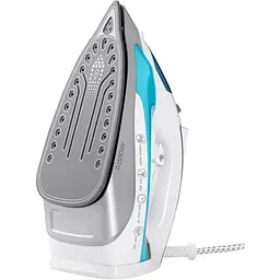Праска Ardesto IR-C2228-TQ, White/Blue, 2200W, кераміка, паровий удар, постійна пара 35г/хв, резервур 280мл, вертикальне відпарювання, захист від кальцинації, антикрапля, плавне регулювання потужності пари, автоматичне відключення - мініатюра 2