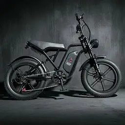 Електровелосипед Volto Vortex 22" фетбайк 1000W 48V 19Ah PAS система чорний - мініатюра 4