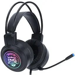 Ігрова гарнітура XTRIKE ME , USB7.1, статичне RGB, кабель 2м, чорна (GH-516) - мініатюра 5