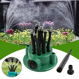 Розумна система поливу Multifunctional Water Sprinkler розпилювач дощувач для поливу газону на 360 градусів - мініатюра 6
