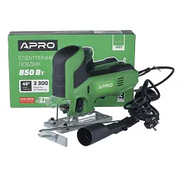 Лобзик електричний Apro J850 з регулюванням обертів 0-3300 об/хв 30412 - мініатюра 2