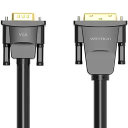 Кабель DVI M (24+1) - VGA M, 1.5 м, чорний Vention - мініатюра 3