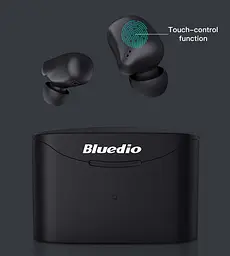 Навушники бездротові Bluedio T-Elf 2 чорні - мініатюра 5