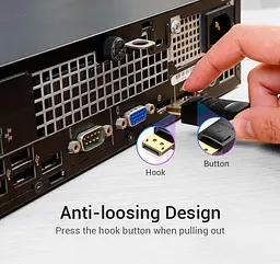 Кабель Vention DisplayPort-DisplayPort V 1.2 1.5 м (HACBG) - мініатюра 7
