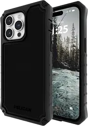 Противоударный чехол для iPhone 15 Pro Pelican Ambassador MagSafe аналог OtterBox Defender (6.1") Black