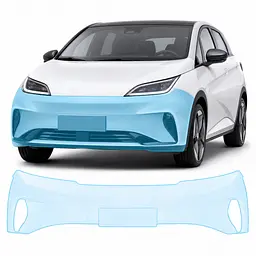 Антигравійна захисна бронеплівка за лекалами для BYD Dolphin I facelift 2025- передній бампер