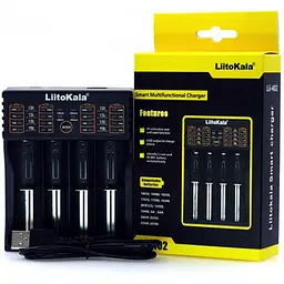 Зарядний пристрій LiitoKala Lii-402 Ni-Mh/Li-ion/Li-Fe/LiFePO4 USB Powerbank LED Box - мініатюра 2