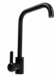 Змішувач для кухні VALESO KT 11 (3008B-FH) Чорний матовий (SP000041050) - мініатюра 3