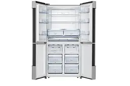 Холодильник іверторний 4 двері Gorenje NRM9181UX (ШxВxГ): 91 x 182 x 74 см 619 л А+ Total NF дисплей нержавіюча сталь (NRM9181UX) - мініатюра 3