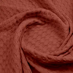 Плед-покривало Cosas Waffle Weave Cinnamon 75х95 см (Blanket_29Сinnamon_WaffleWeave_75x95) - мініатюра 4