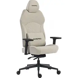 Геймерське крісло GamePro GC760LG Fabric Light Gray [148903] - мініатюра 2