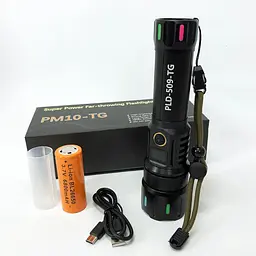 Ліхтар NIGHT VISION FLUORESCENCE XPRO CB-A280-TG з потужним білим і червоним COB LED, Li-Ion акумулятор, Power Bank, ЗУ Type-C, магніт, zoom (47159-A282_312) - мініатюра 4