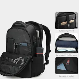Рюкзак Tigernu T-B3105-3A 15.6" 22 л чорний [121143] - мініатюра 5