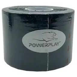 Кінезіологічний тейп PowerPlay 4315 Чорний 5 cм x 5 м (PP_4315_Black)