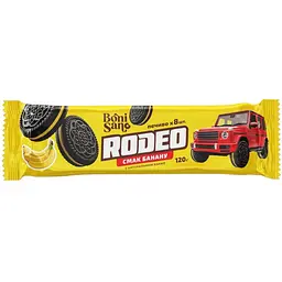 Печиво Rodeo цукрове з начинкою зі смаком банану 120 г