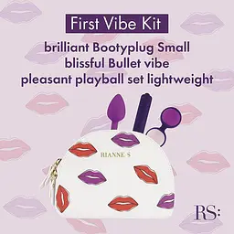 Набір секс-іграшок Rianne S Essentials First Vibe Kit 3 шт. фіолетовий - мініатюра 6