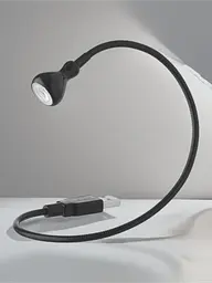 USB LED лампа ІКЕА 38 см чорний