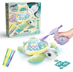 Набір для творчості Canal Toys DIY Airbrush Plush Nature Черепаха зелена (OFG280) - мініатюра 2