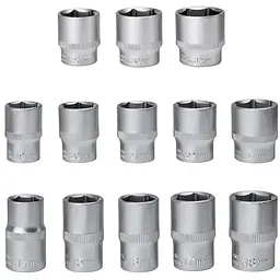 Hабір інструменту Alloid Base 1/2" і 1/4" 6-гранний 109 предметів (NG-1109BS) - мініатюра 7