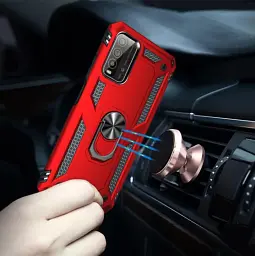 Панель BeCover Military для Xiaomi Redmi 9T / Poco M3 Red (706648) - мініатюра 4