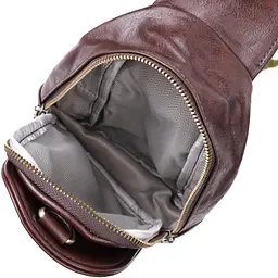 Зручна сумка через плече в модному кольорі з екошкіри Vintage 13х23х7 см sum0026985 - мініатюра 8