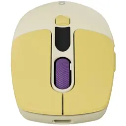 Мишка Canyon MW-26 LCD Silent Wireless/Bluetooth Yellow (CNS-CMSW26Y) - мініатюра 7