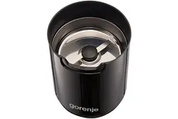 Кавомолка роторна Gorenje 150Вт, об'єм зерен-45г, пластик/метал, чорний - мініатюра 6
