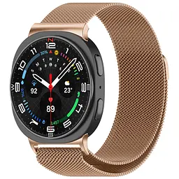 Ремінець металевий для смарт-годинника Google Pixel Watch 40,44,46 mm, Milanese Magnetic, рожевий, міланська петля, браслет на магнітній застібці, сумісний з годинником Google Pixel Watch, для моделей з розміром корпусу 40,44,46 мм