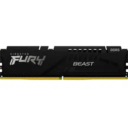 Модуль пам'яті для комп'ютера DDR5 16GB 6000 MHz Beast Black EXPO Kingston Fury (ex.HyperX) (KF560C30BBE-16)