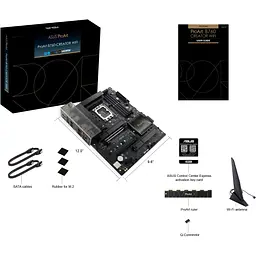 Материнська плата Asus Proart B760-CREATOR WIFI s1700 B760 4xDDR5 M.2 HDMI DP Wi-Fi BT ATX - мініатюра 2