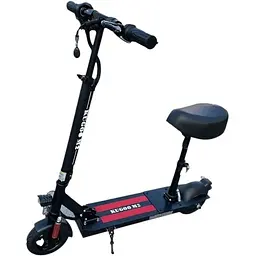 Електросамокат із сидінням Kugoo M2 (500W, 11Ah) Чорно-Червоний