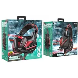 Навушники Borofone Gaming LED Racing headphones Hi-Res BO101 000007300-up - мініатюра 2