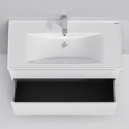 Тумба підлогова AM.PM X - Joy 100 см з умивальником (M85-FSX1002-WC1002WG38) - мініатюра 6