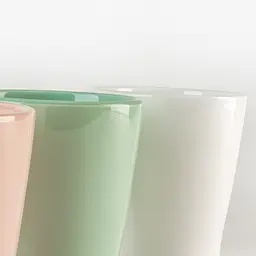 Горщик для квітів МВМ My Home, 16 см, білий (DH-FLOWERS-29 WHITE) - мініатюра 6