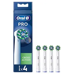 Насадка для зубної електрощітки Braun Oral B Cross Action EB50RX (4 шт.)