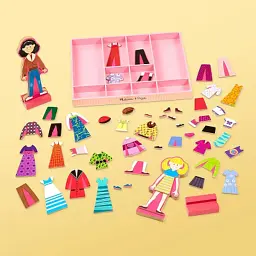 Розвиваюча іграшка Melissa&Doug Магнітна вдягалка середня Еббі і Емма (MD14940) - мініатюра 3