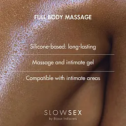 Силіконовий гель для масажу всього тіла Bijoux Indiscrets Slow Sex Full Body massage - мініатюра 4
