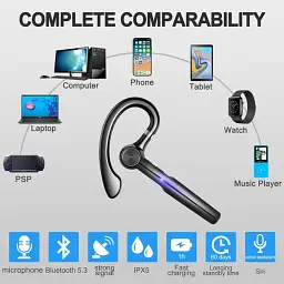 Бездротова Bluetooth гарнітура H03(UK) - мініатюра 2