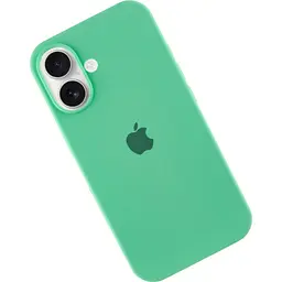 Чохол Silicone Case для Apple iPhone 16 Spearmint AA [115075] - мініатюра 2