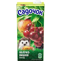 Нектар Садочок Яблучно-вишневий 950 мл (491409) - мініатюра 2